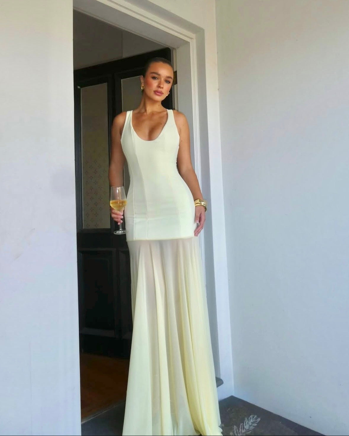 Odessa Gown - Lemon