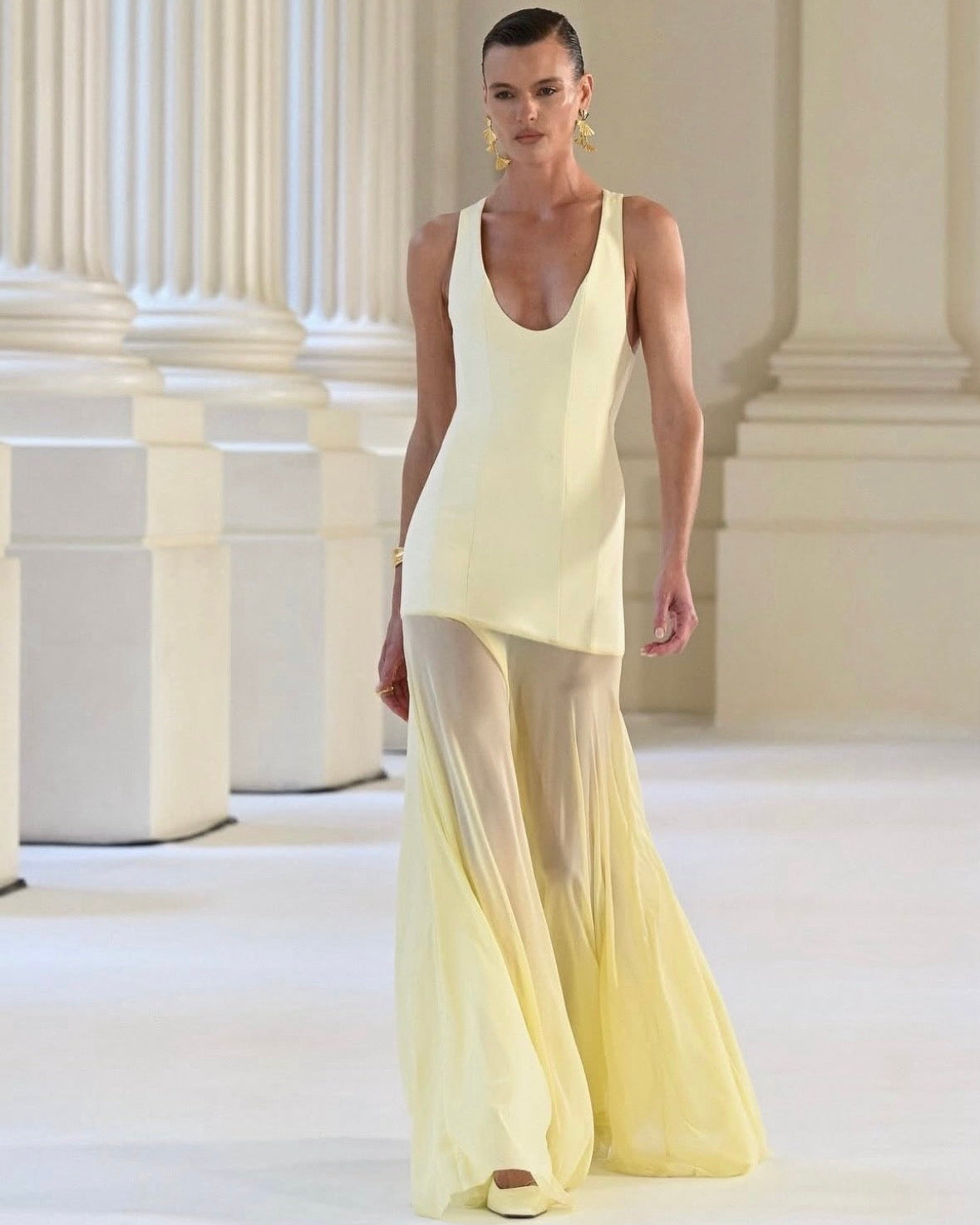 Odessa Gown - Lemon