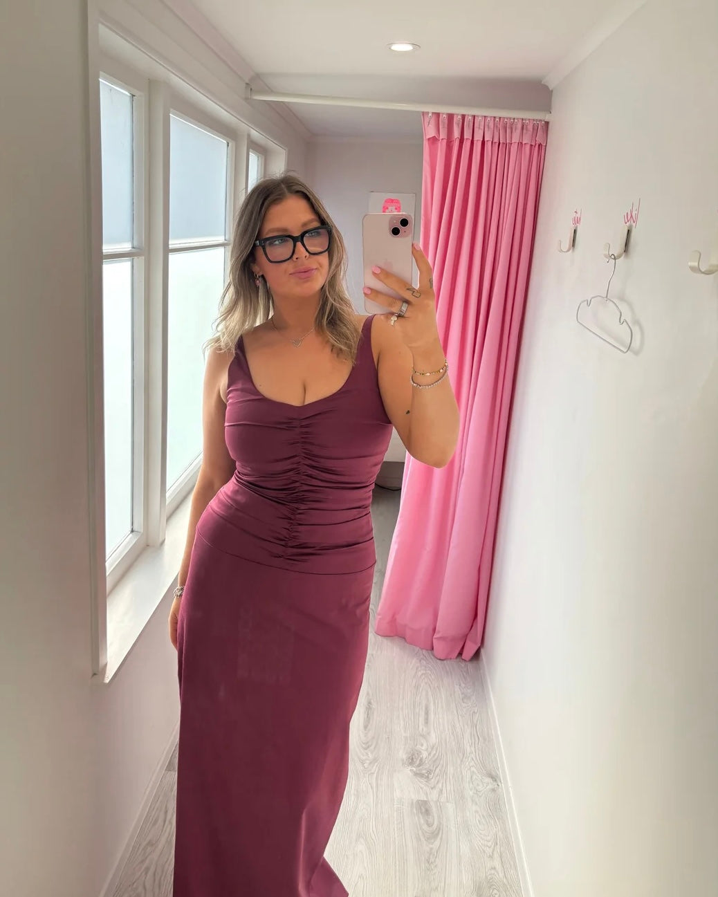 Atlein Gown - Plum