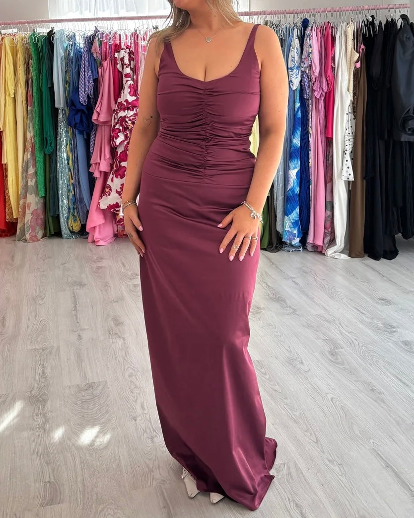 Atlein Gown - Plum