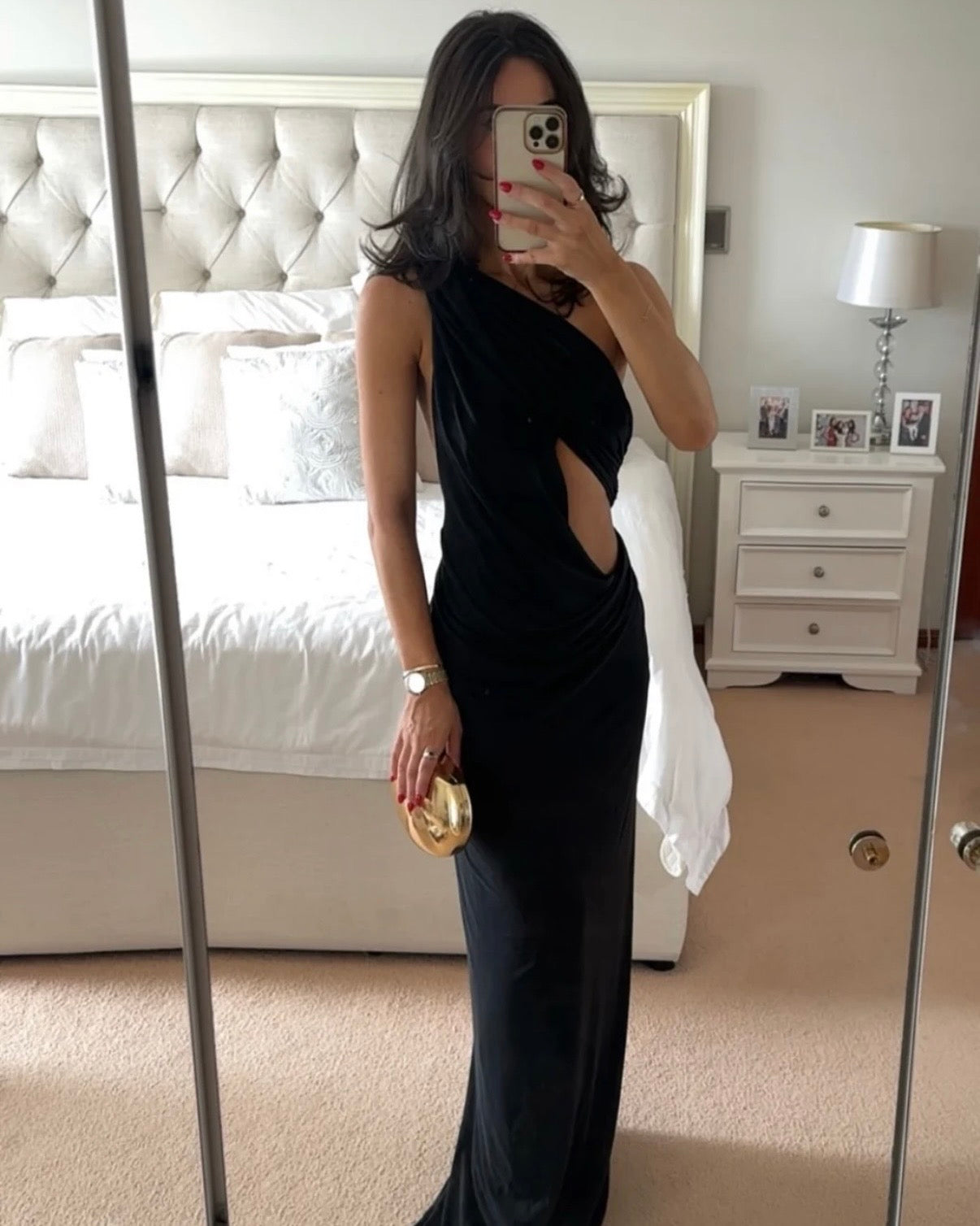 The Solstice Cupro Dress - Black