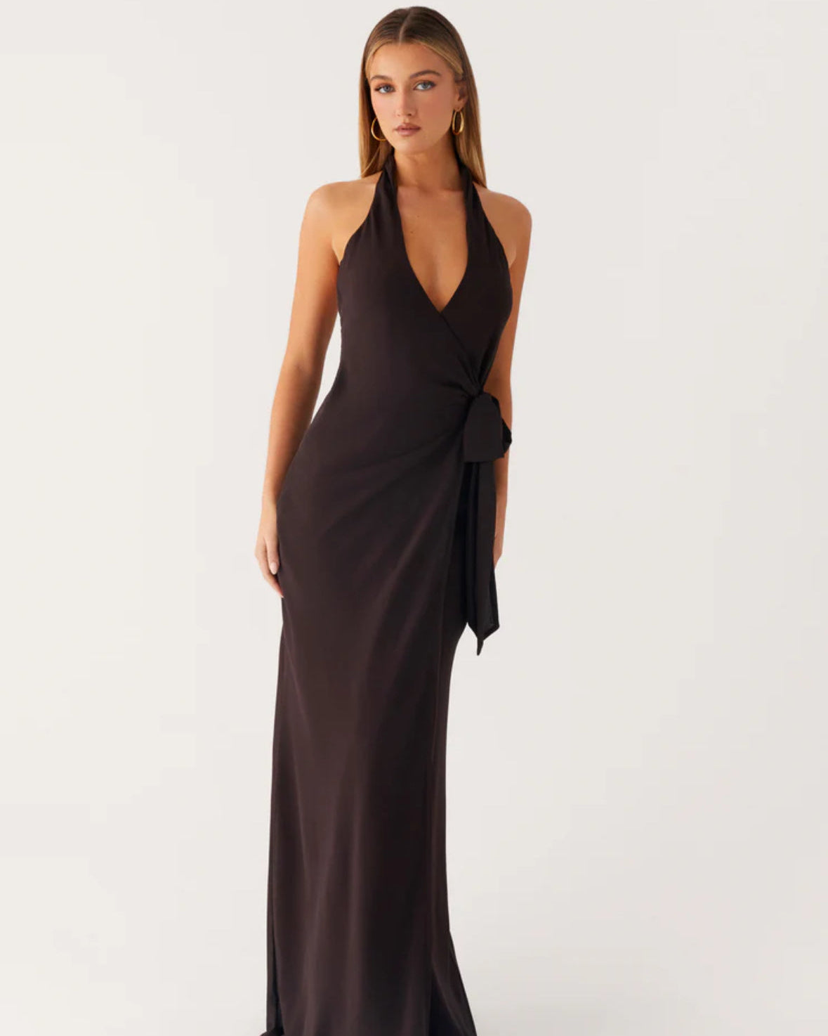 So Chic Maxi Dress - Chocolate