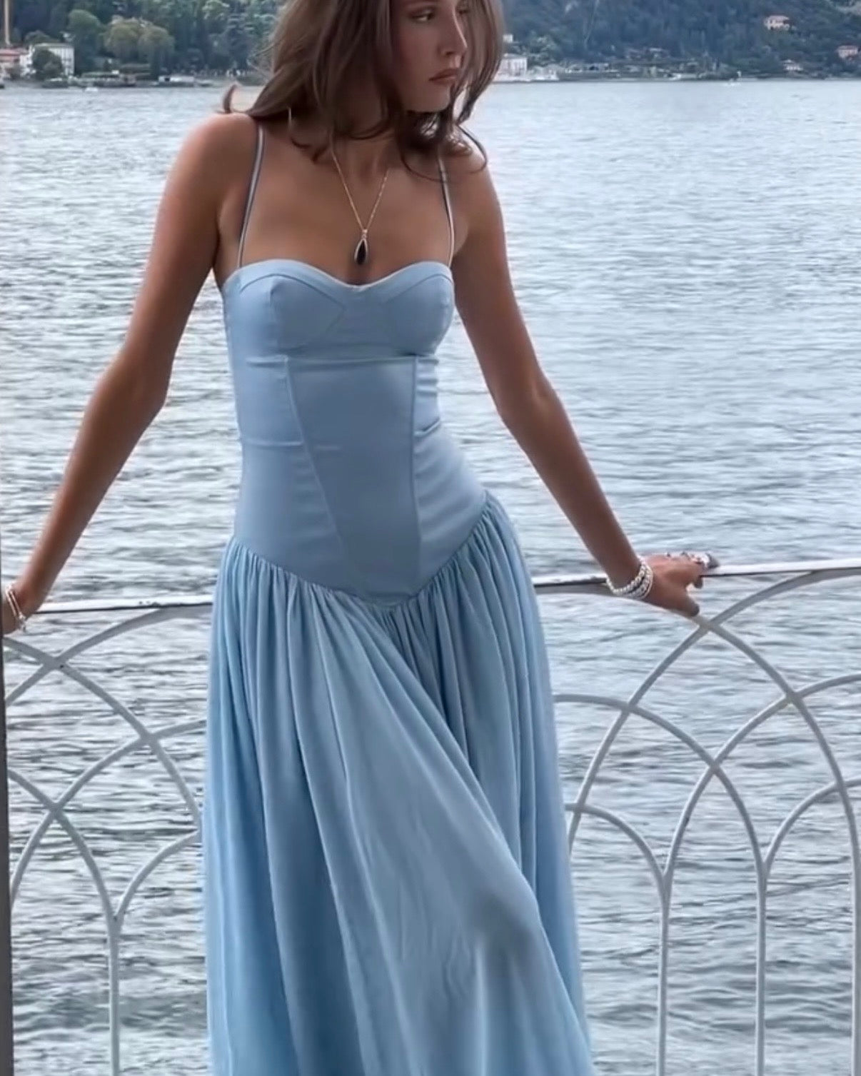 Amelia Maxi Dress - Blue