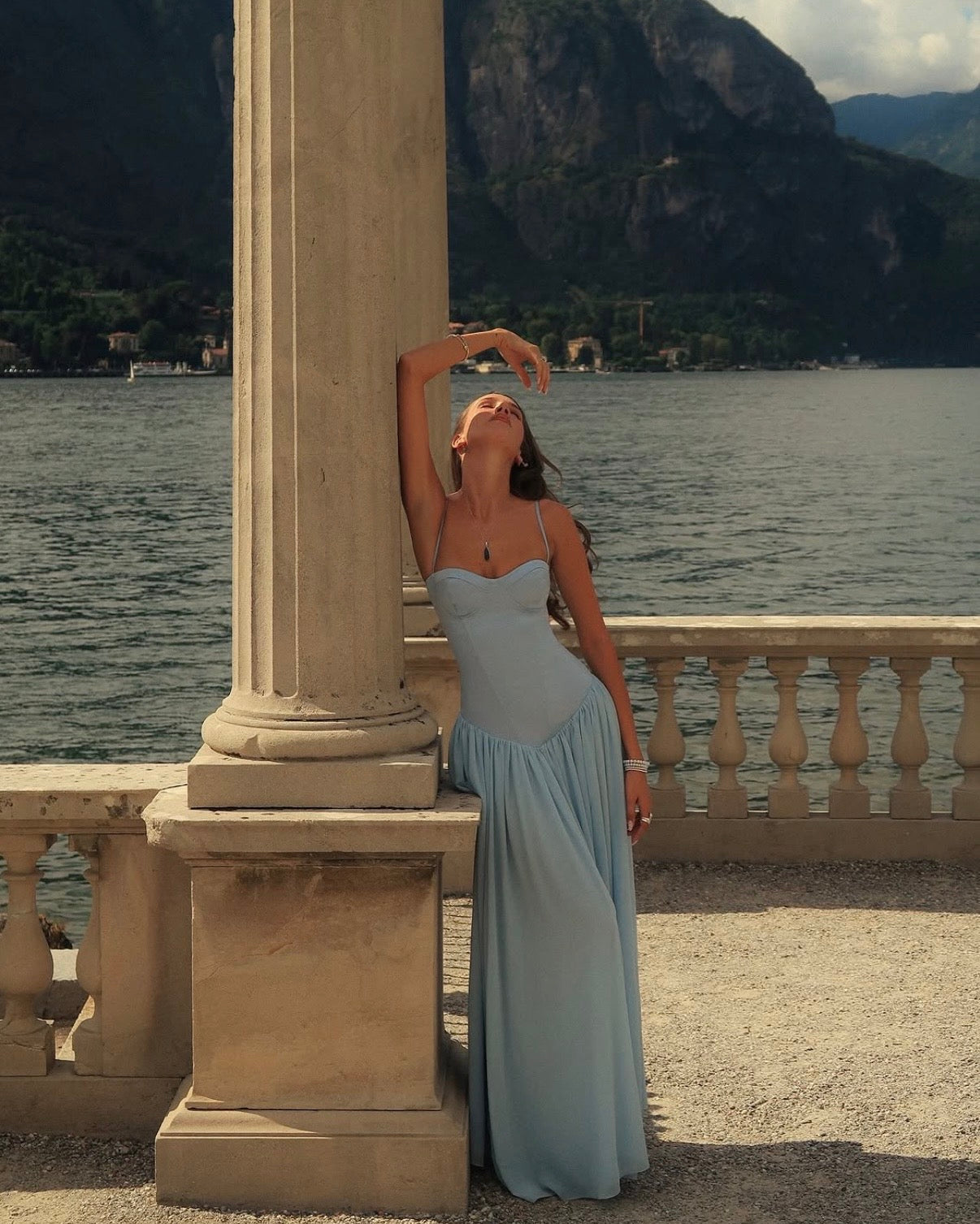 Amelia Maxi Dress - Blue