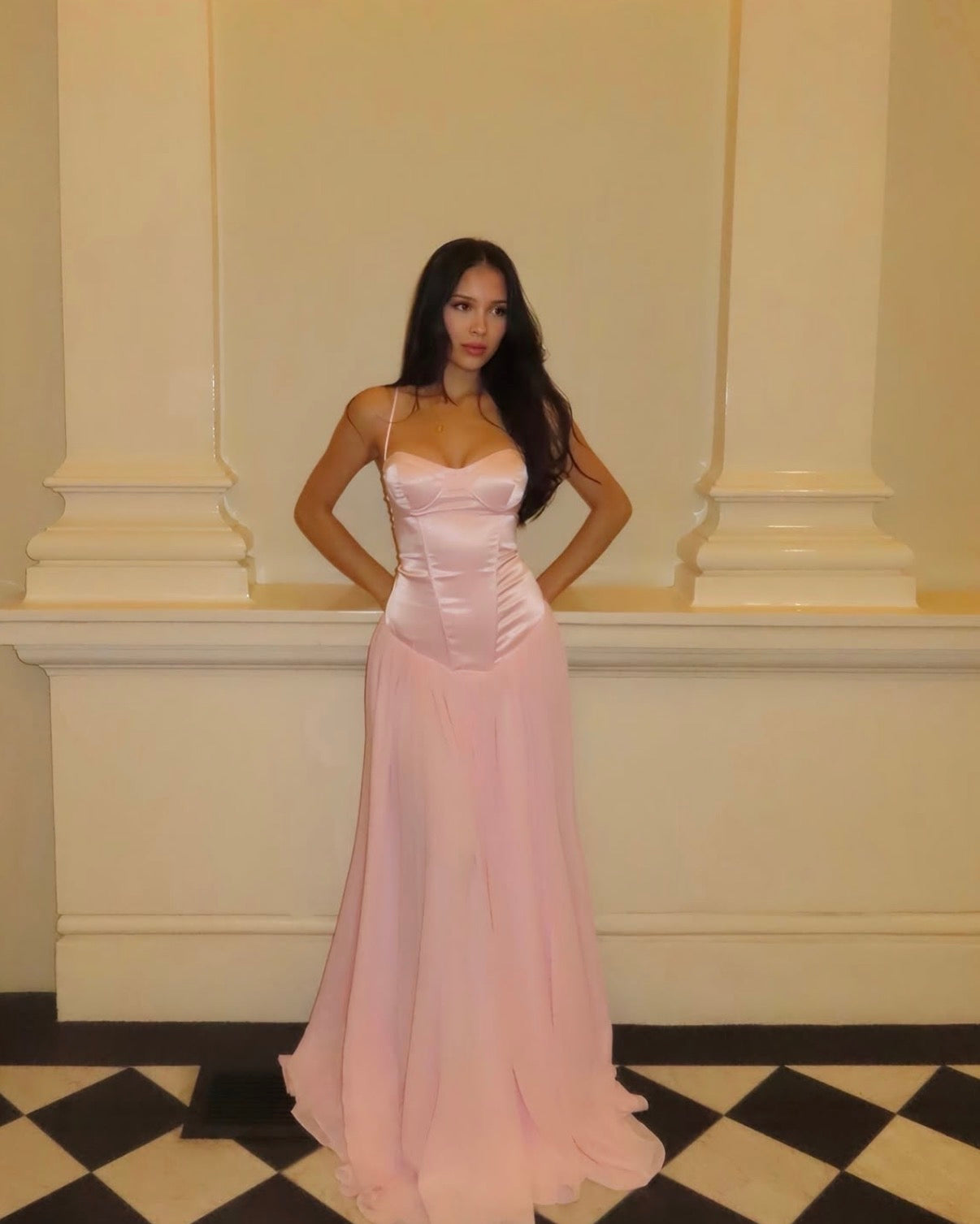 Amelia Maxi Dress - Pink