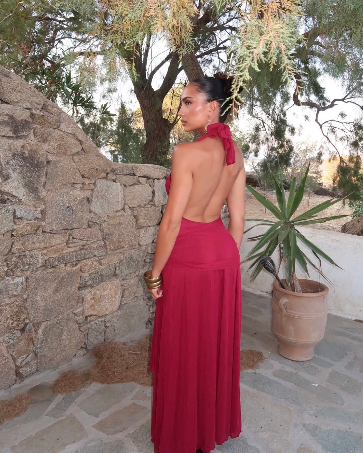 Yosei Dress in Red