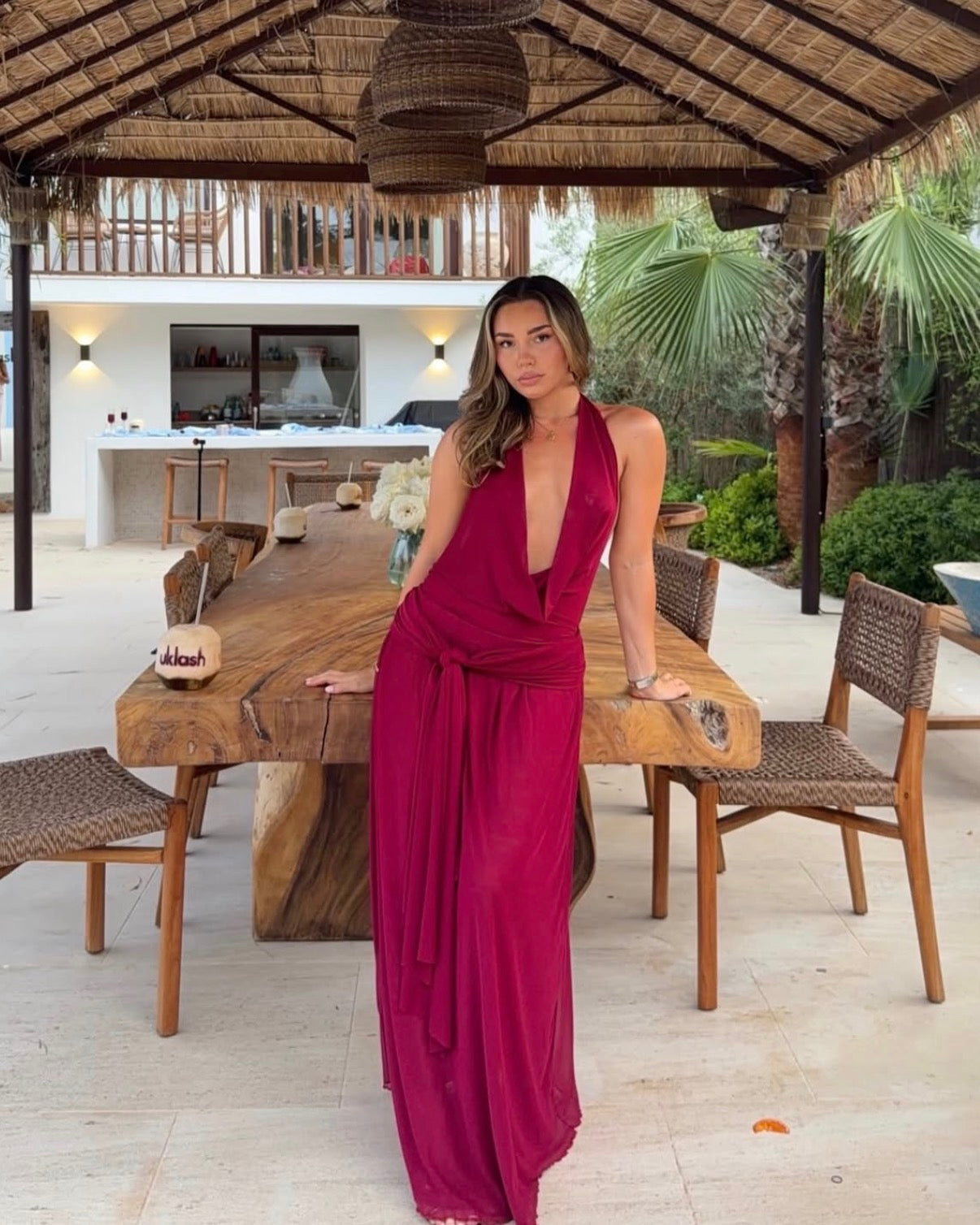 Yosei Dress in Red