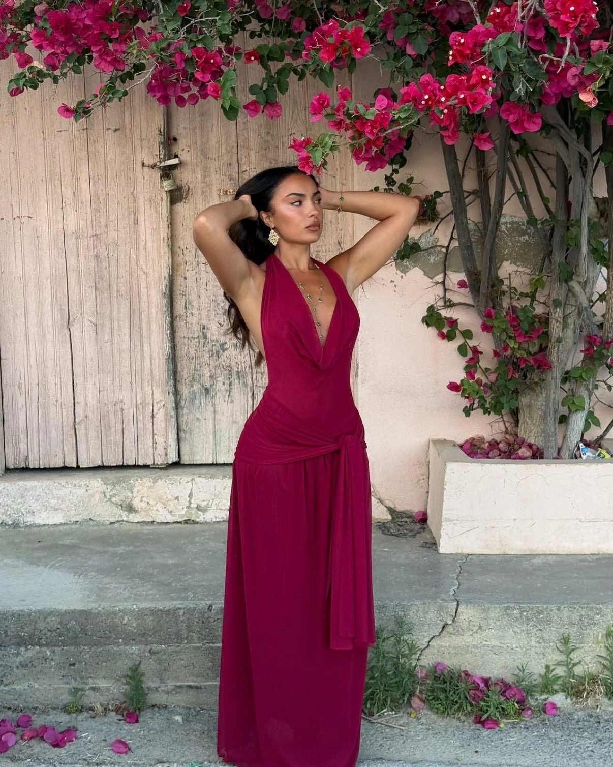 Yosei Dress in Red