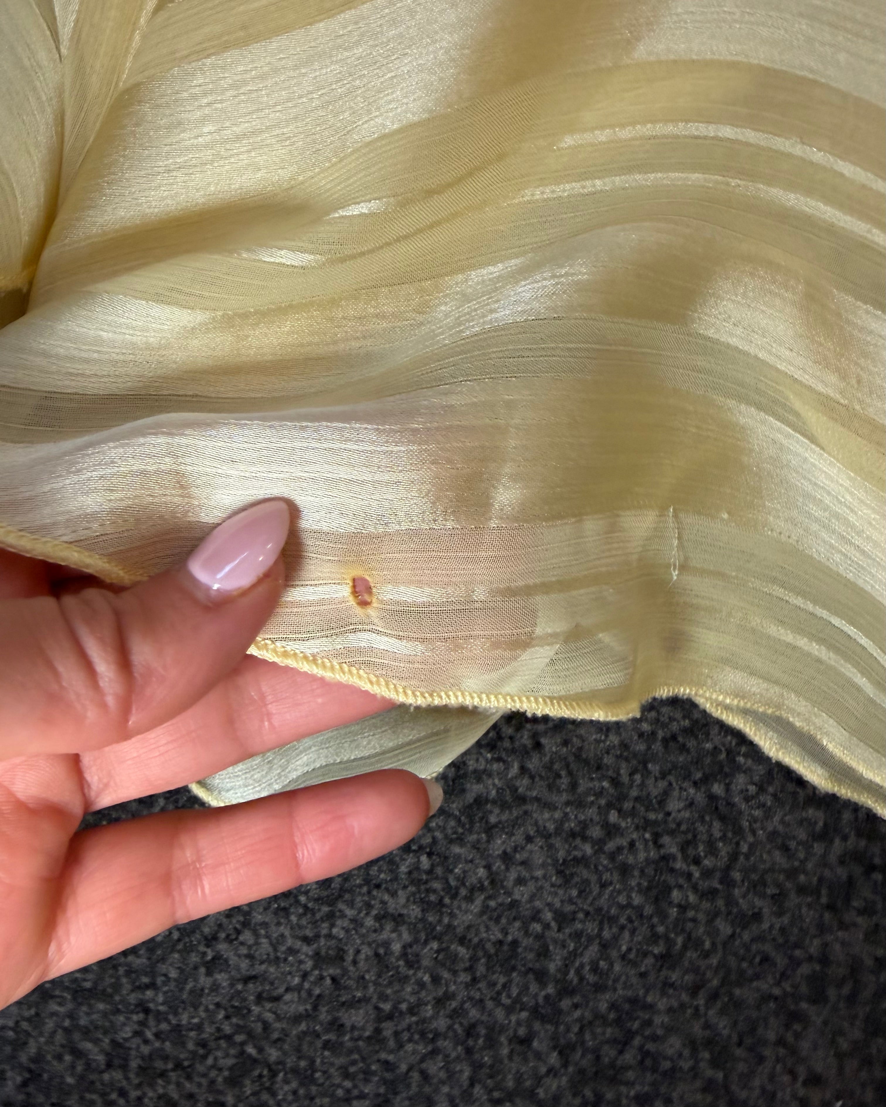 For Sale: Willow Chiffon Mini Dress - Yellow