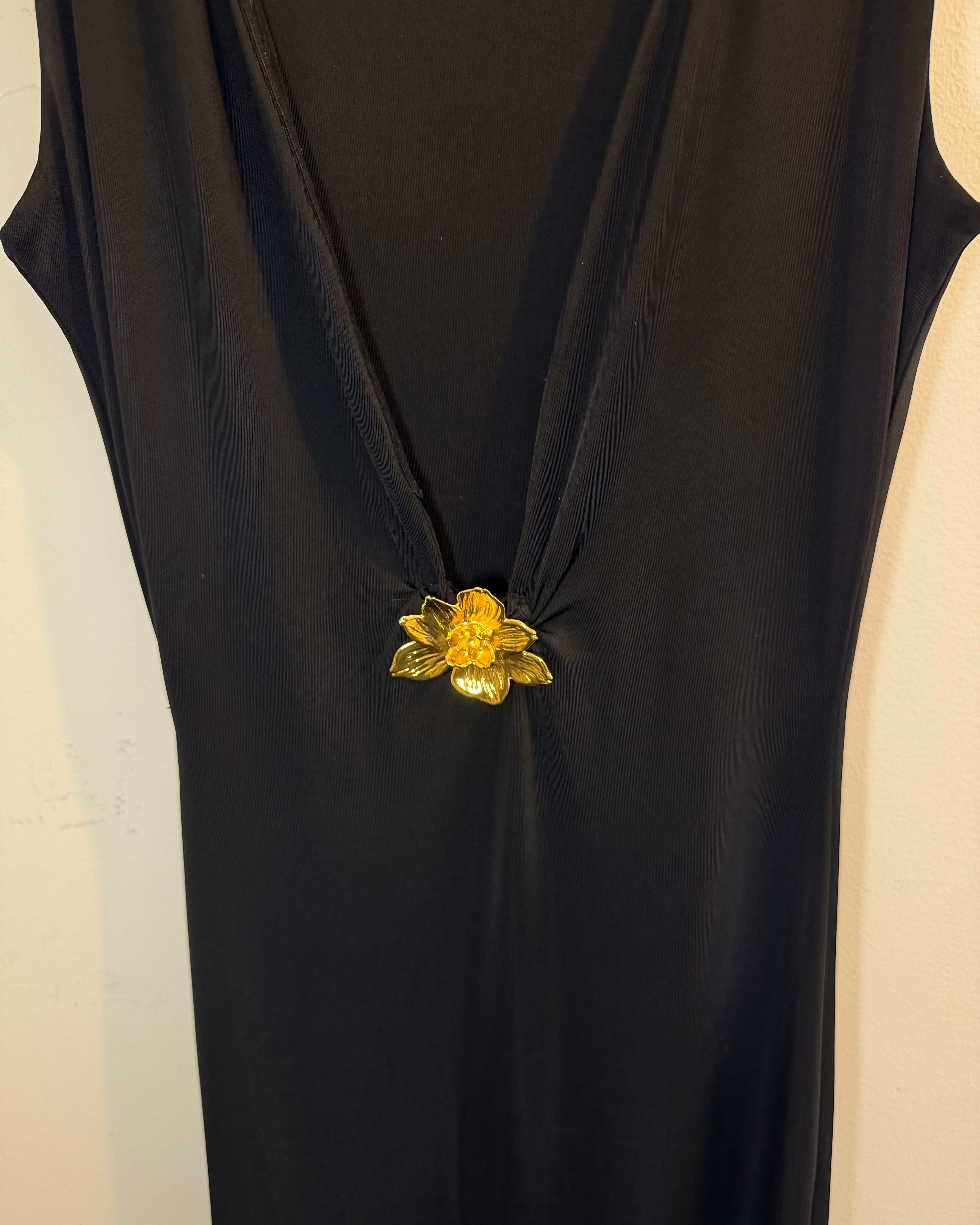 For Sale: Beck Plunged Maxi - Floral Hardware
