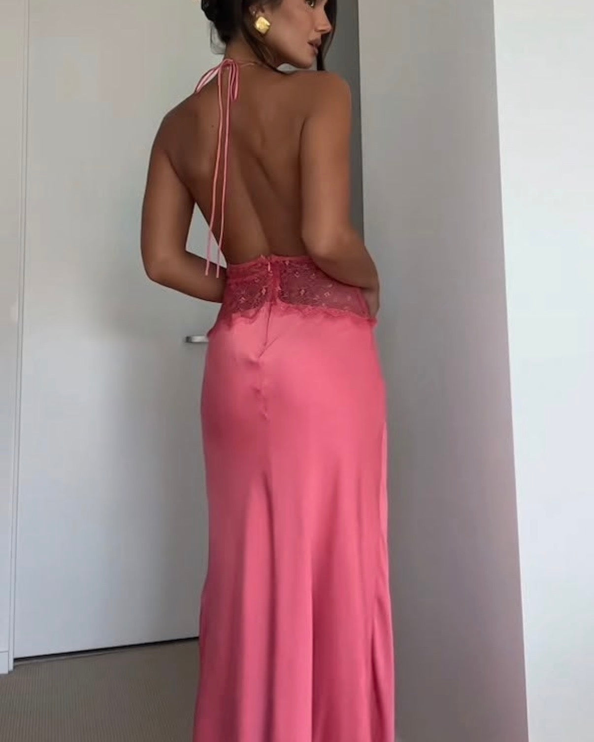 Dinah Lace Maxi - Blush Rose