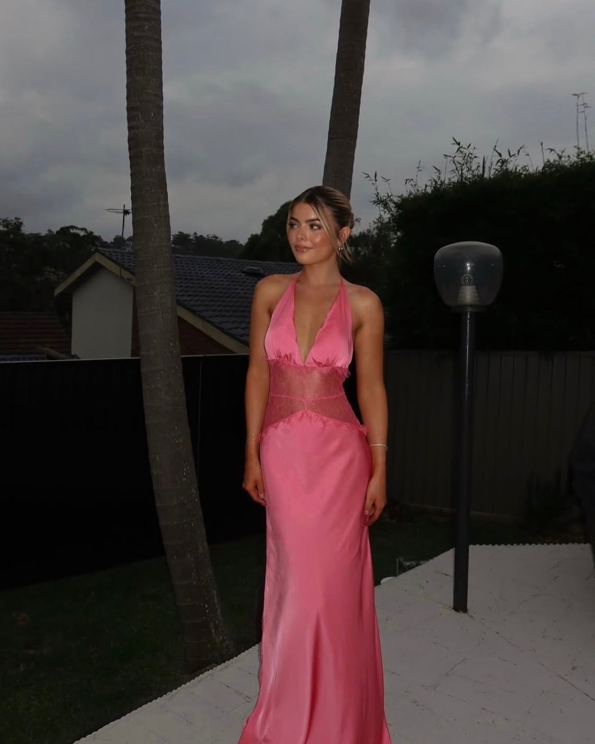 Dinah Lace Maxi - Blush Rose