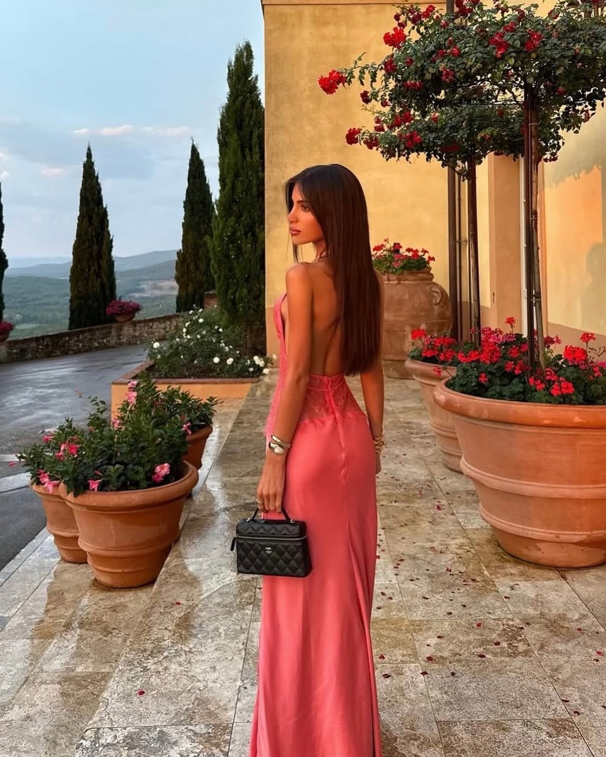 Dinah Lace Maxi - Blush Rose