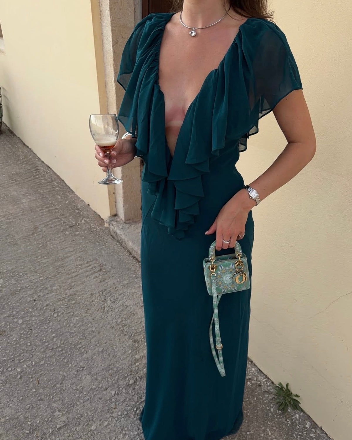 Clover Gown - Teal