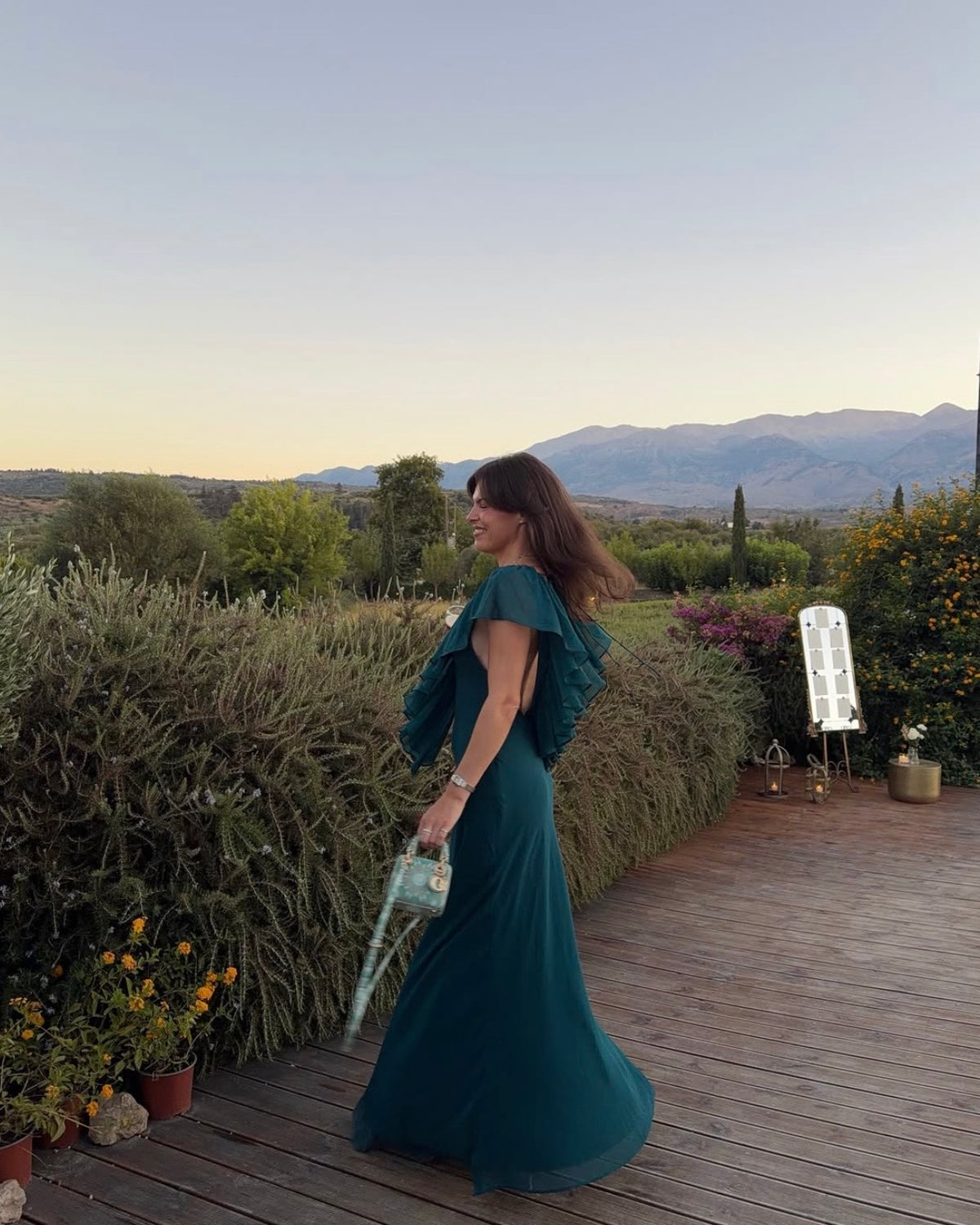 Clover Gown - Teal