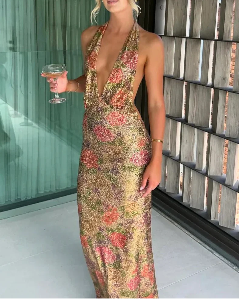 Liana Dress - Fleur Sequin