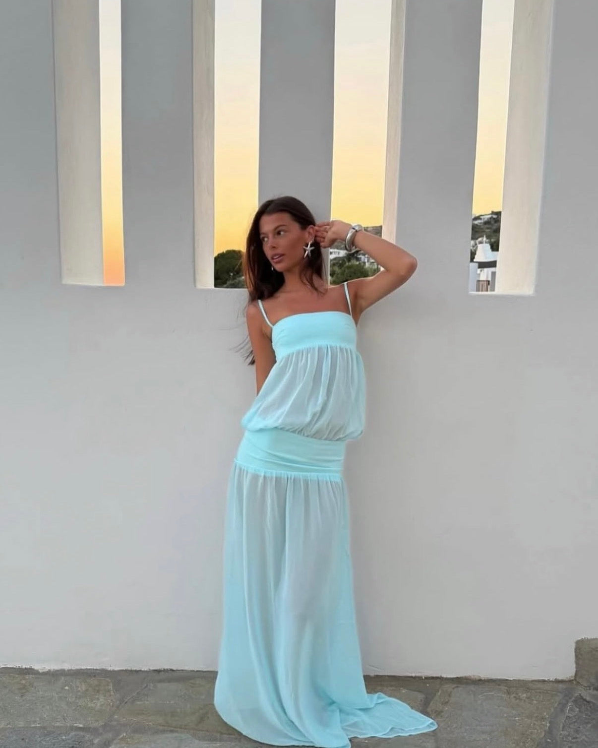 Romeo Gown - Aqua