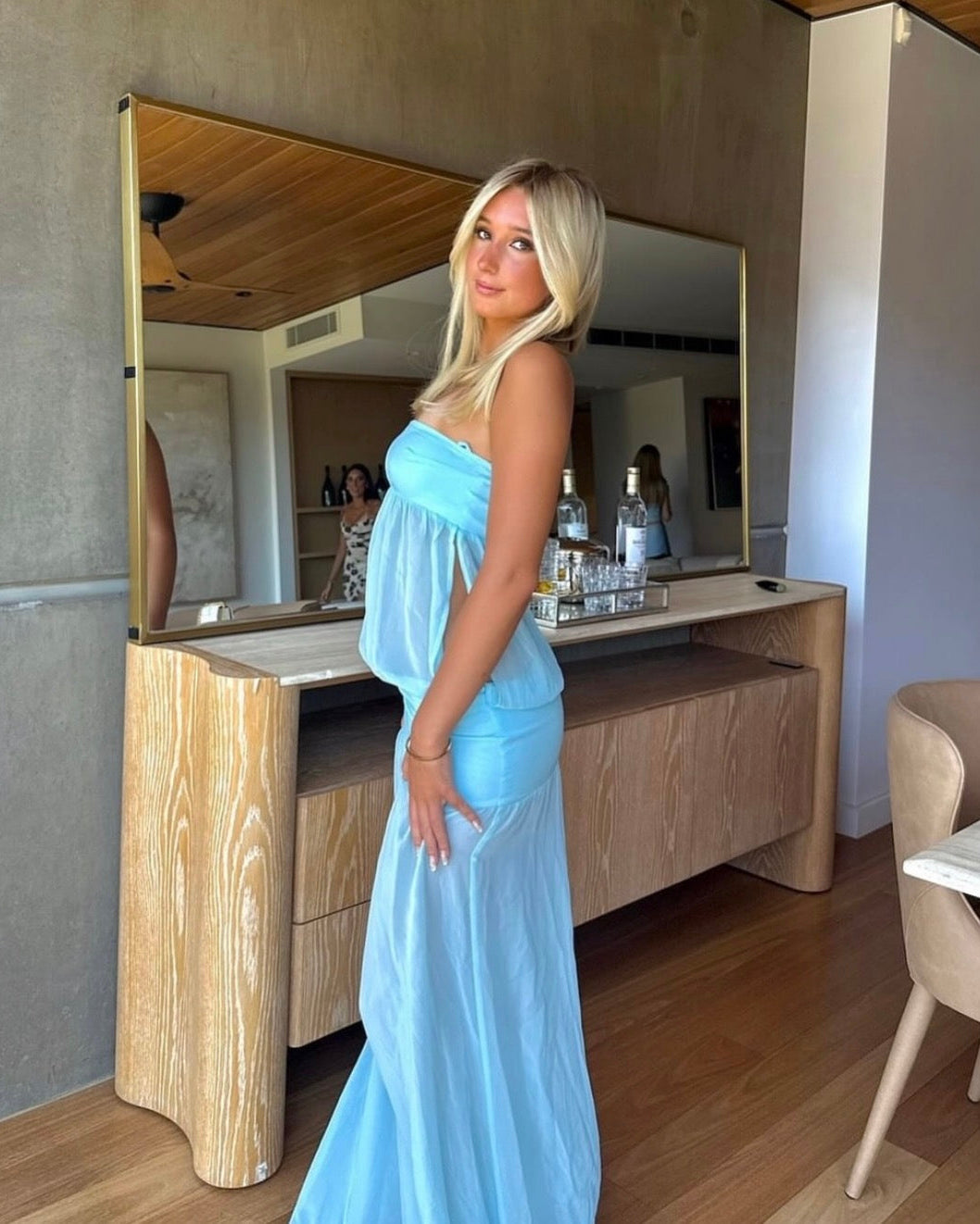 Romeo Gown - Aqua