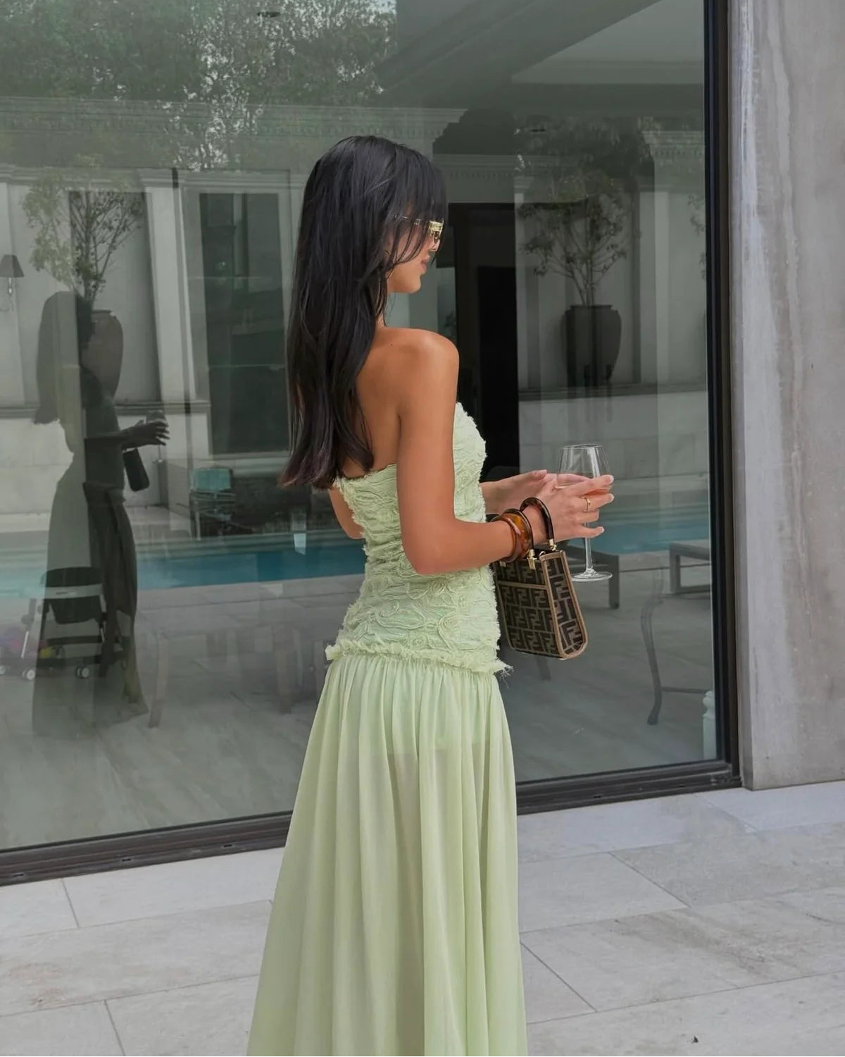 Renata Dress - Mint