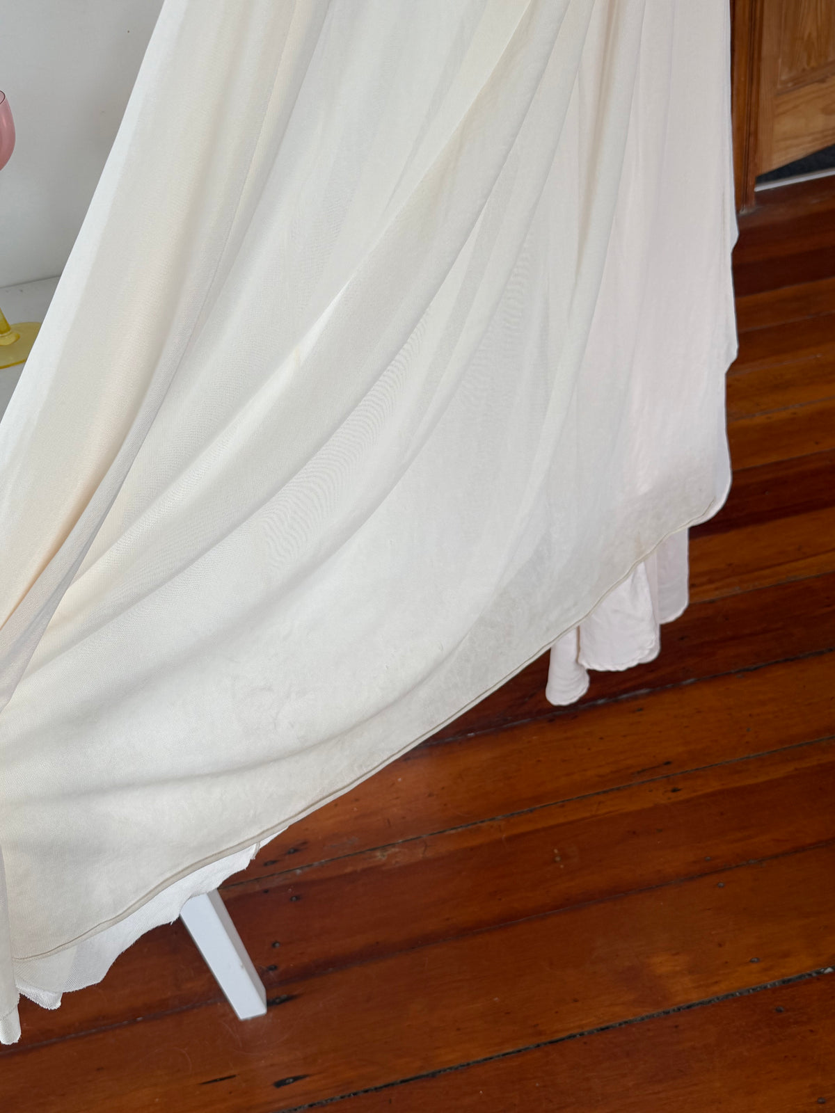 Leia Drape Gown - Buttercream