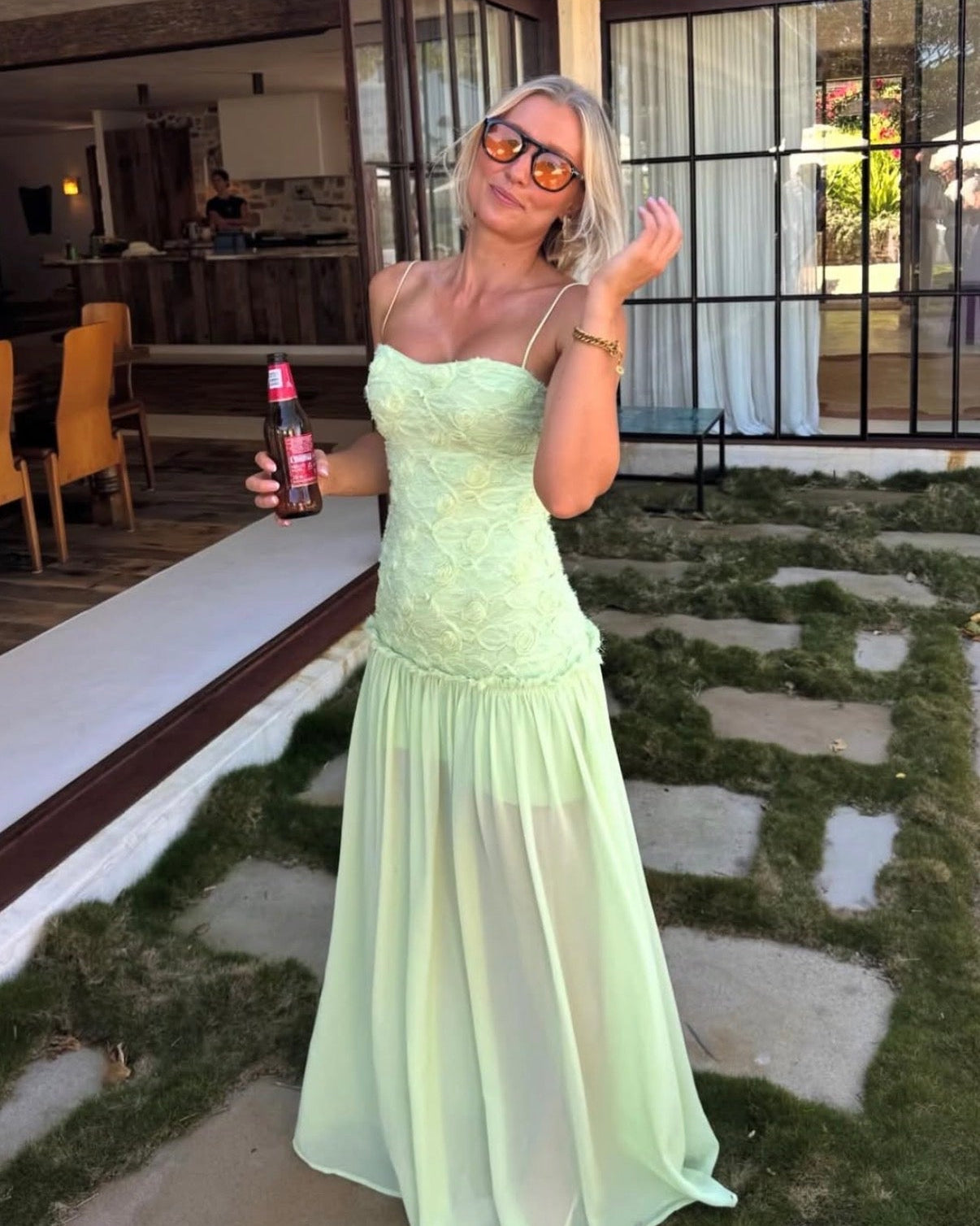 Renata Dress - Mint