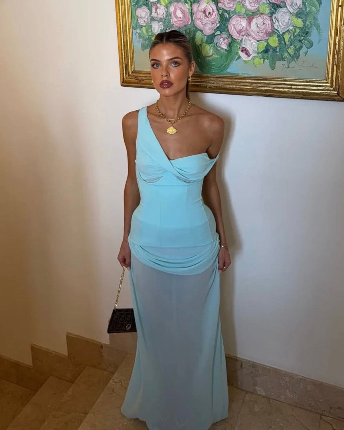 Cadence Gown - Baby Blue