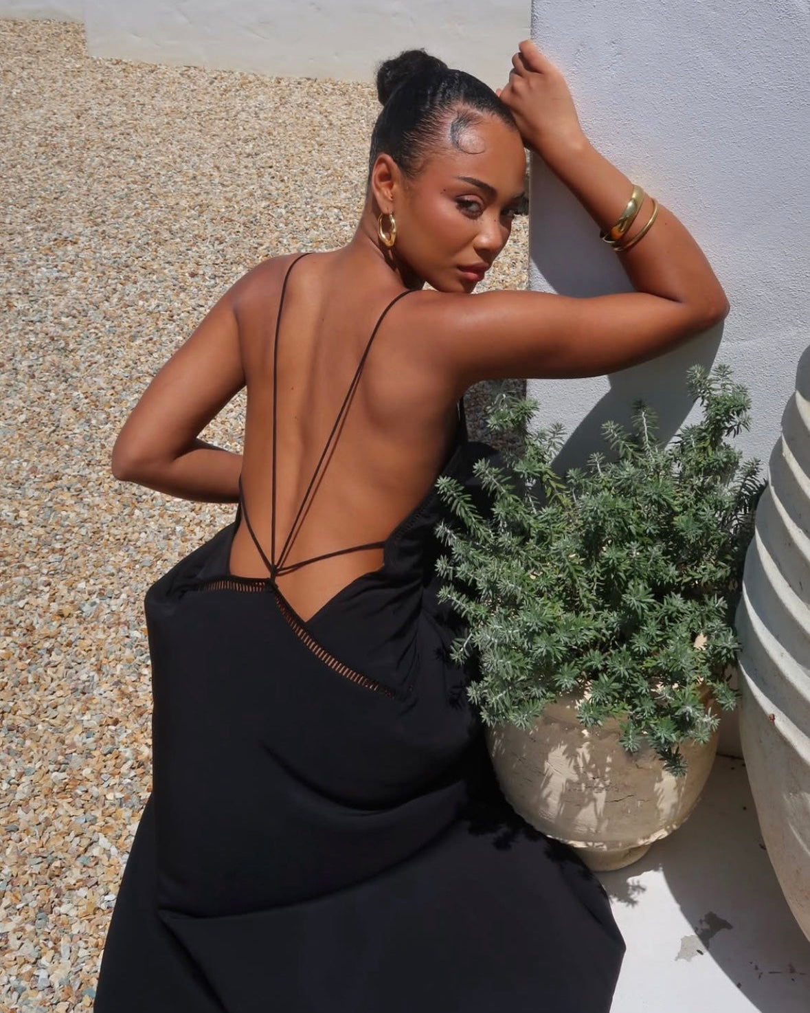Posey Maxi Dress - Black