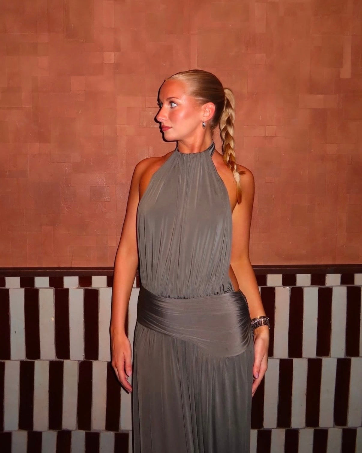 Santina Dress - Khaki
