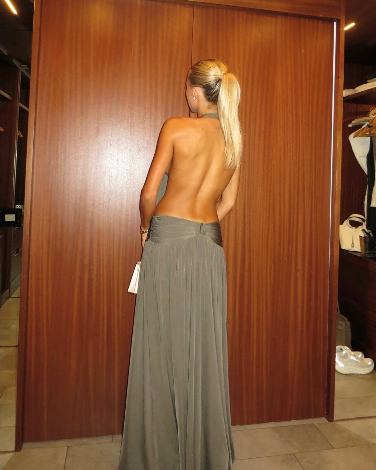 Santina Dress - Khaki