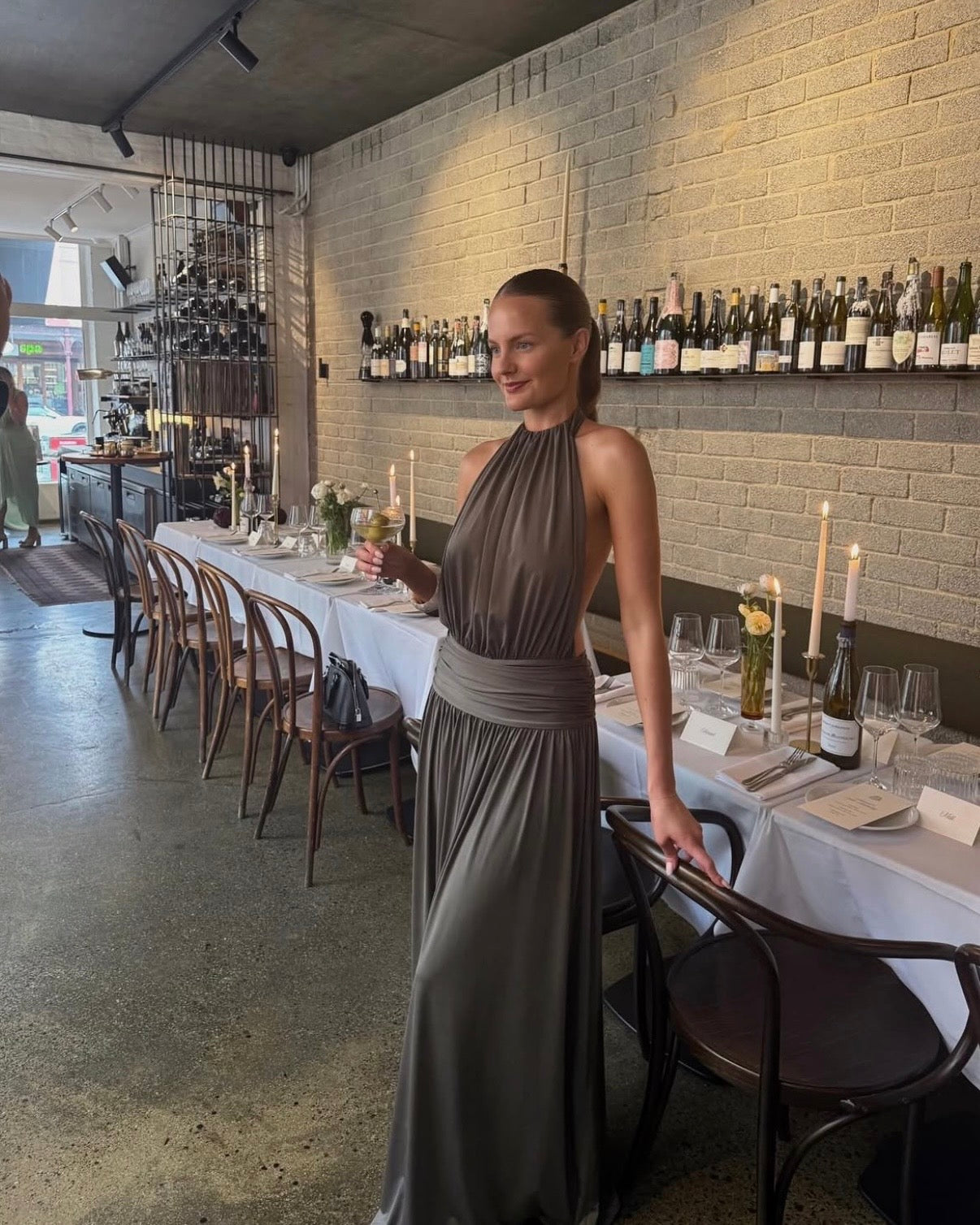 Santina Dress - Khaki