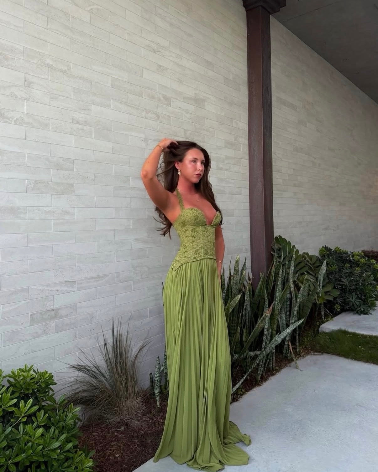 Gaia Dress - Green