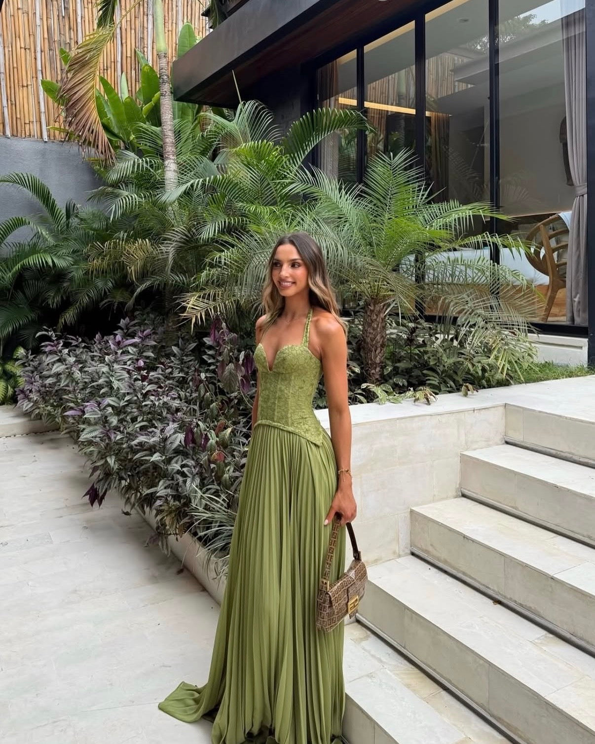 Gaia Dress - Green