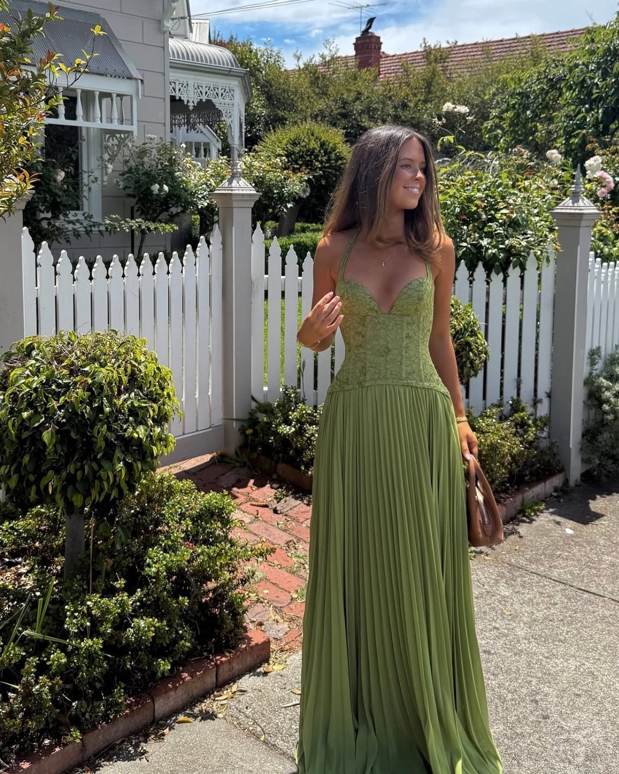 Gaia Dress - Green