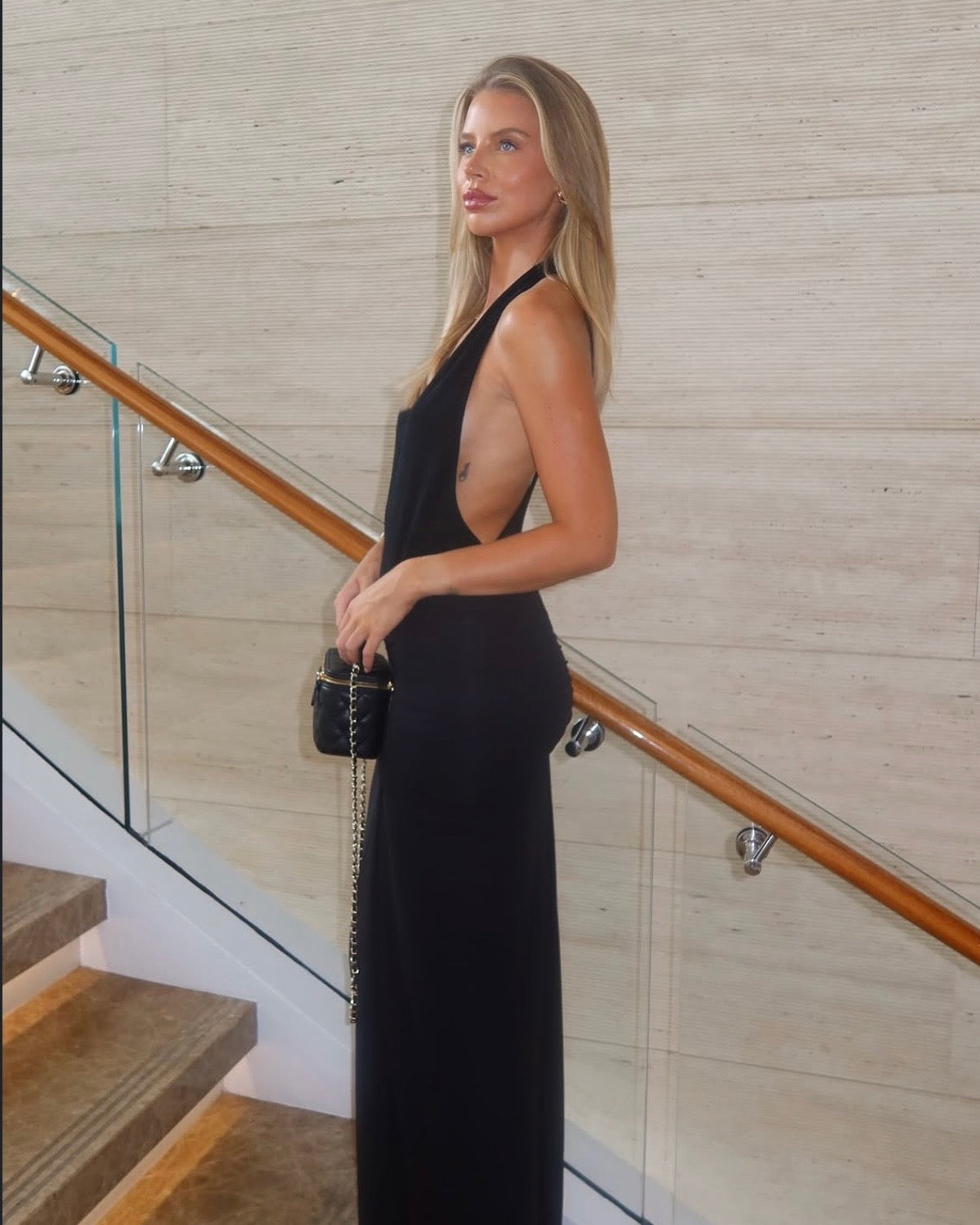 Octavia Maxi Dress - Black