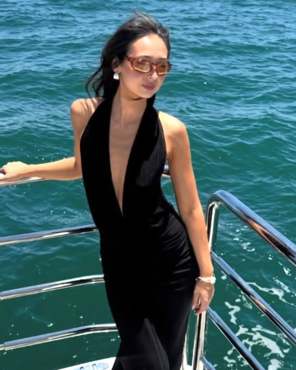 Octavia Maxi Dress - Black