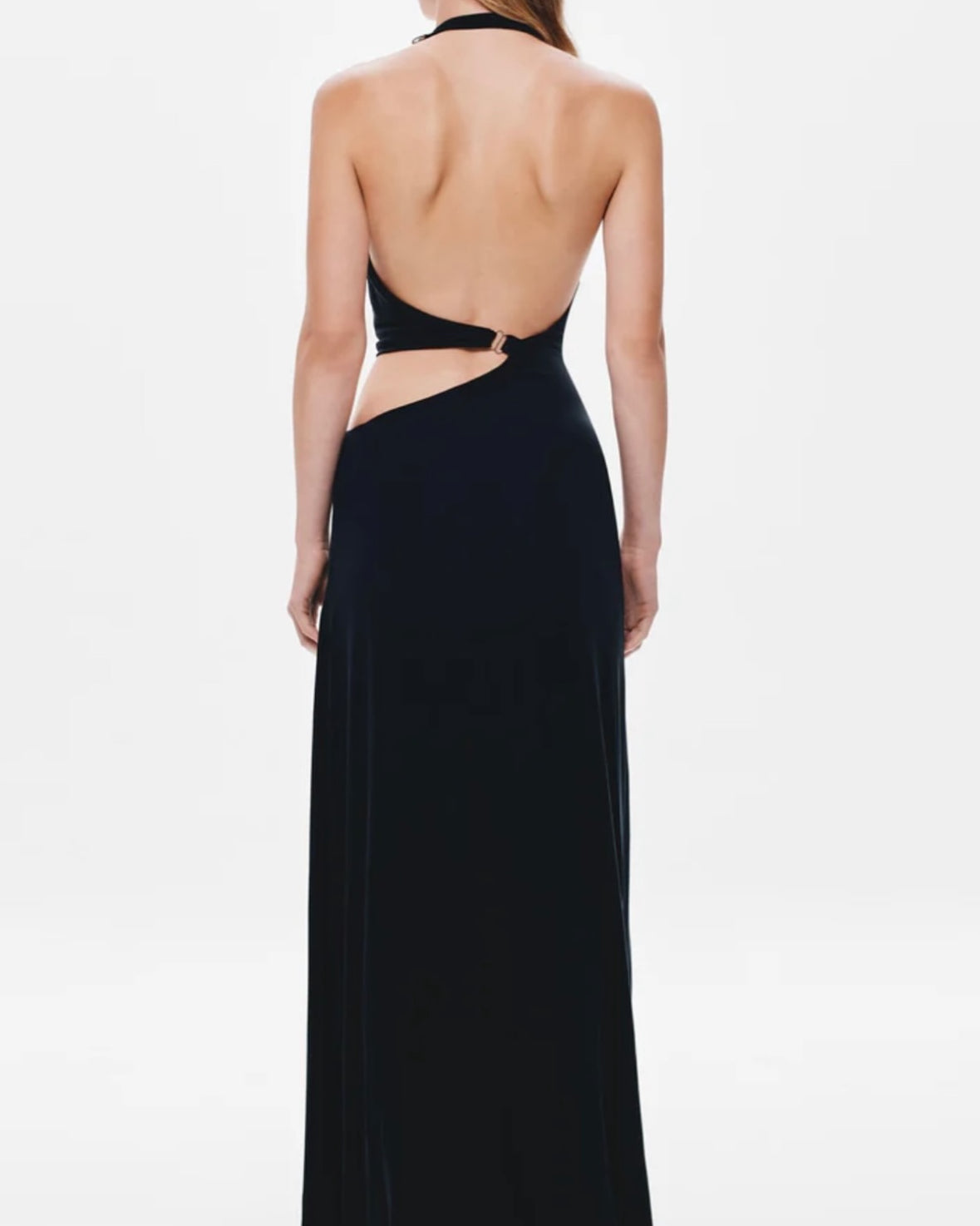 The Devon Cupro Dress - Black
