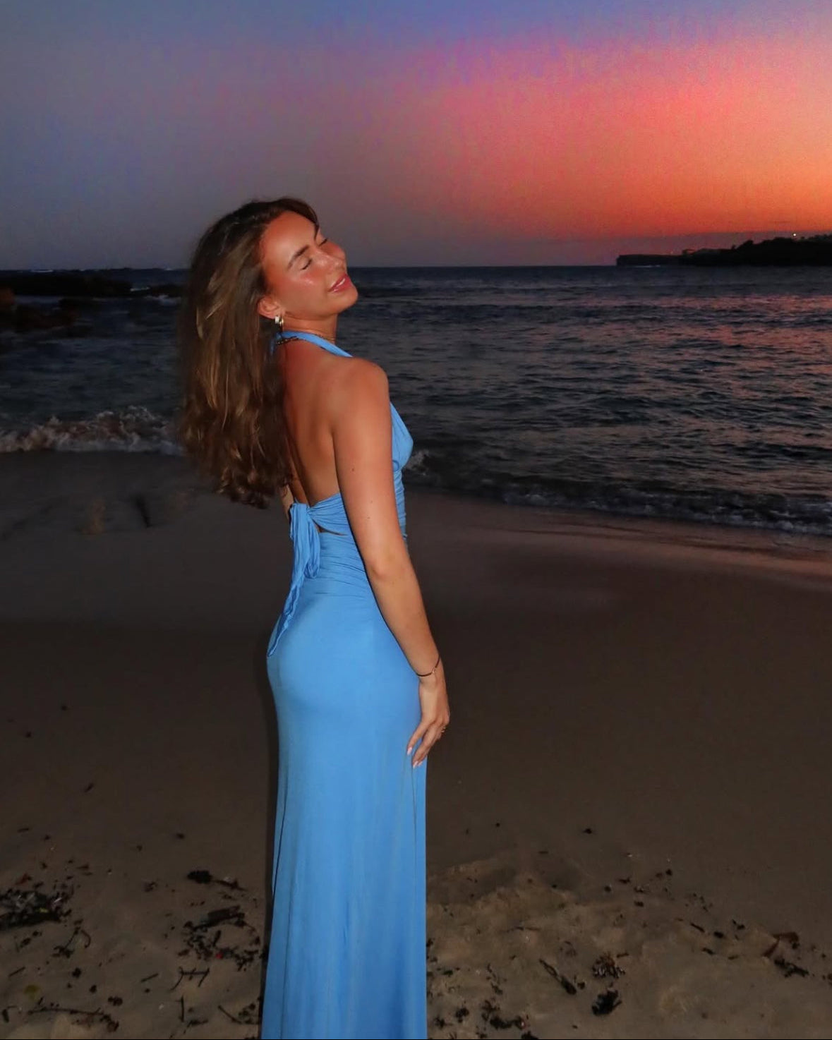 Leni Maxi Dress - Sapphire