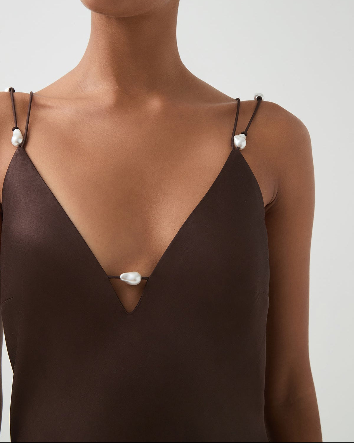 Agate Crossback Dress - Espresso