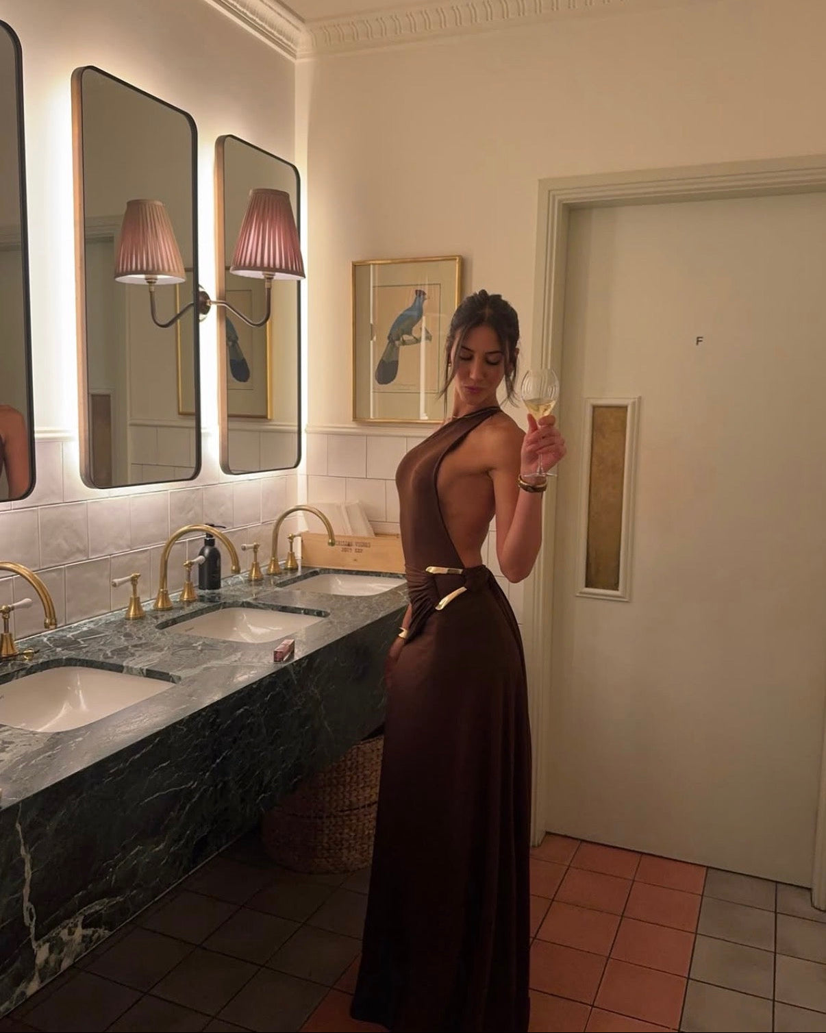 Gaia Gown - Brown