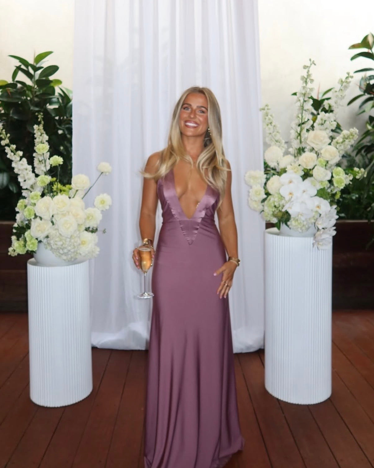 Rosa Gown - Mauve