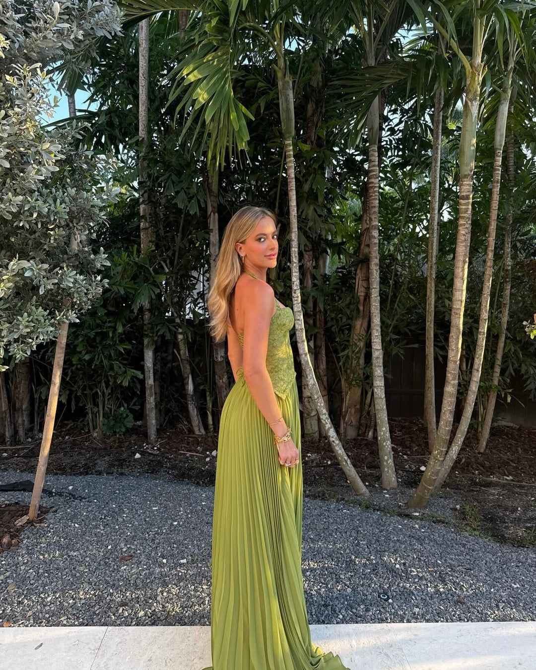 Gaia Dress - Green