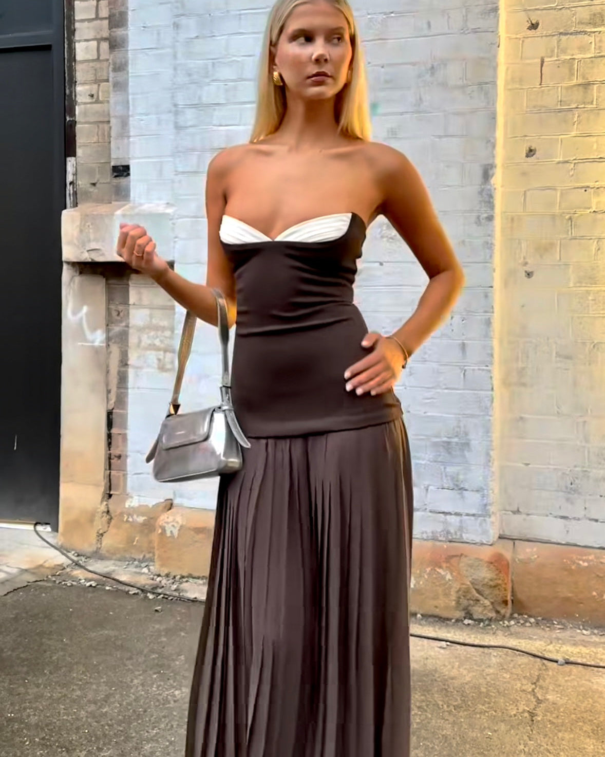 Nicolette Gown - Espresso