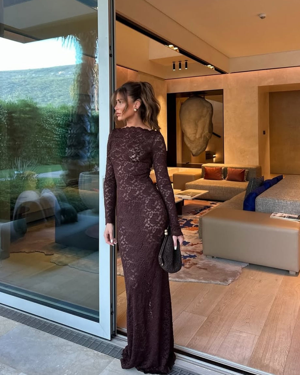 Monet Dress - Chocolate