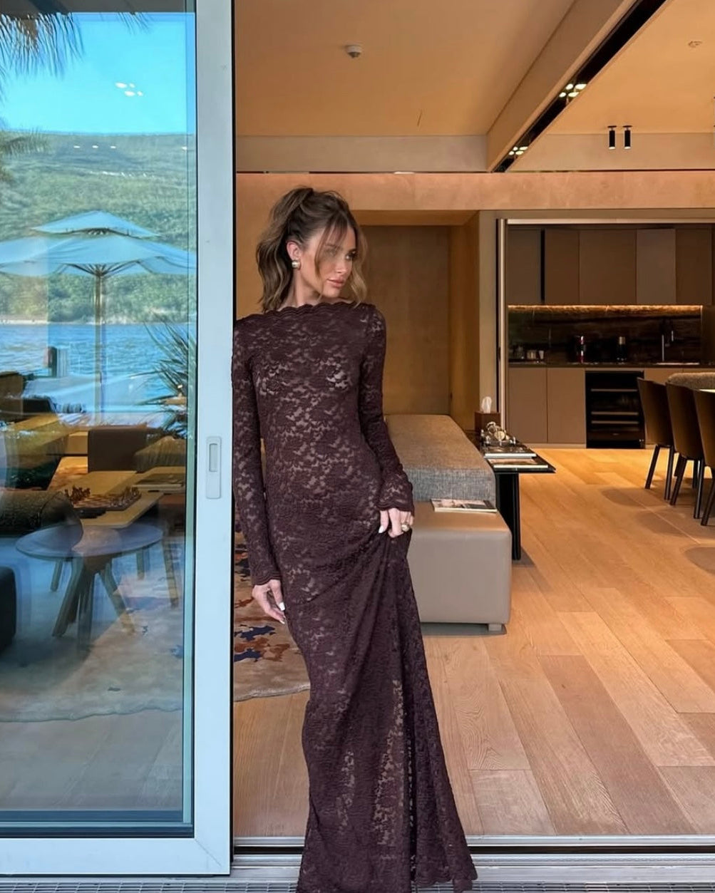 Monet Dress - Chocolate