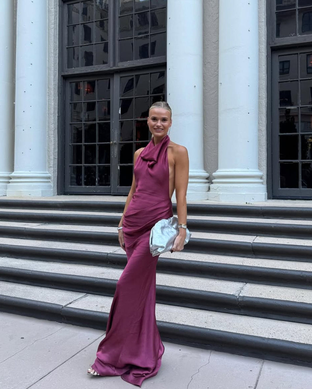 Gaia Dress - Plum