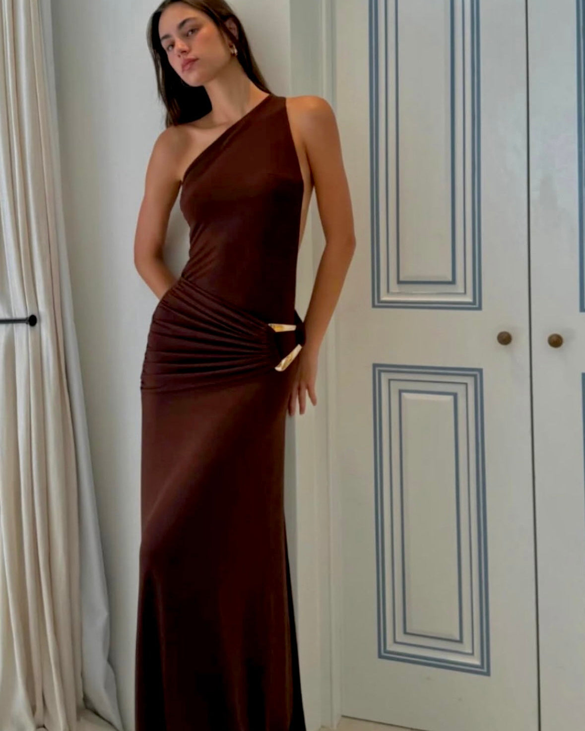 Gaia Gown - Brown