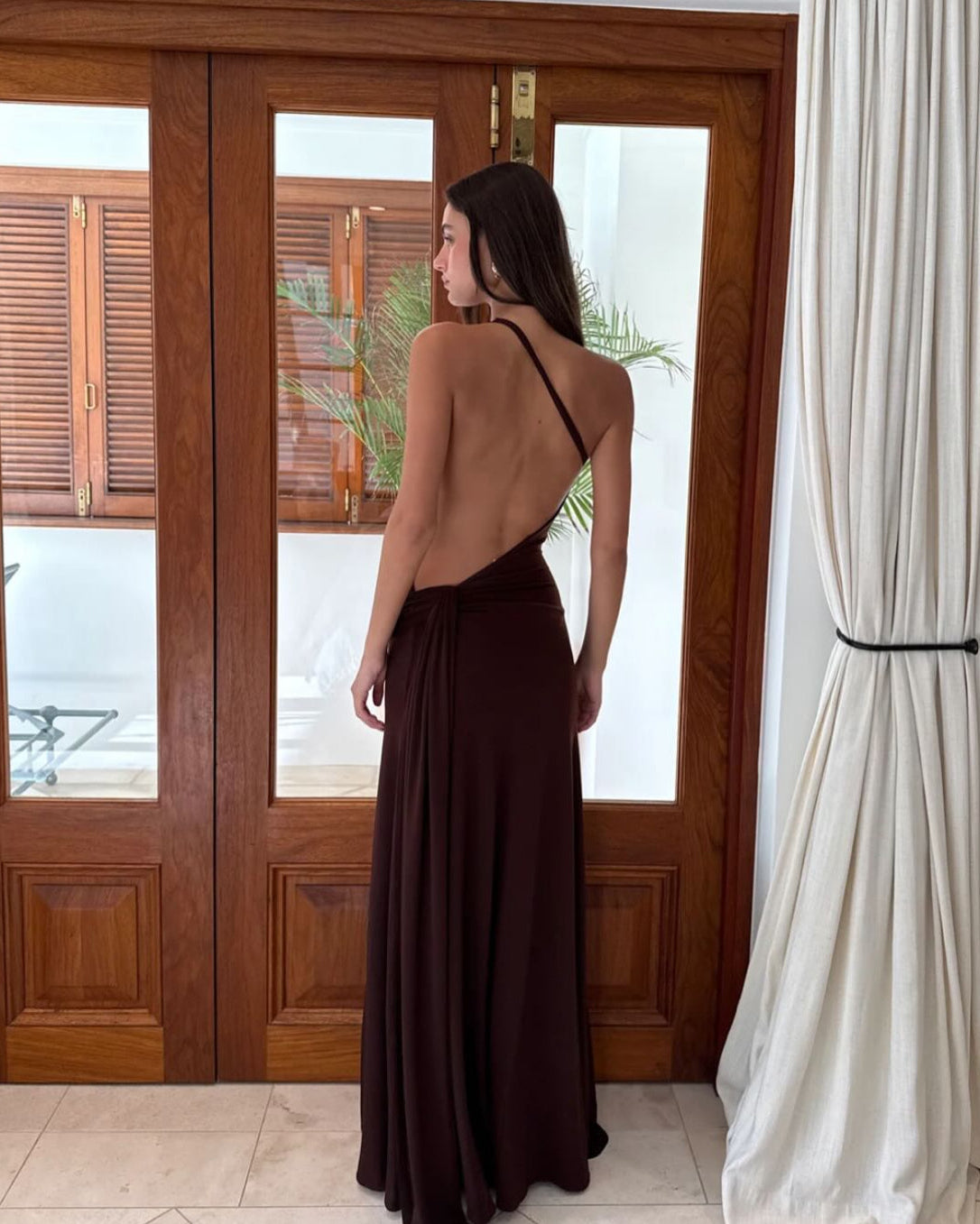 Gaia Gown - Brown