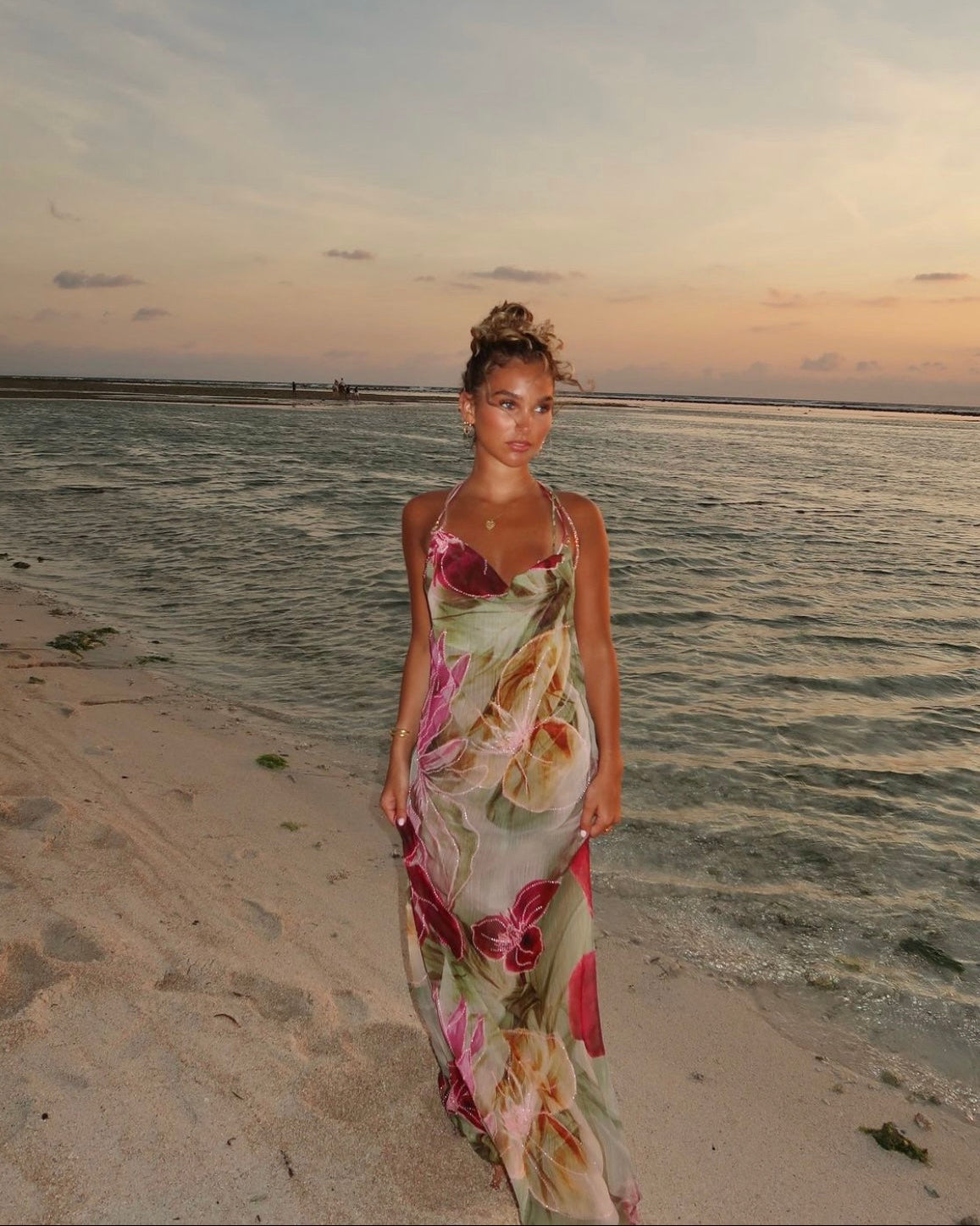 Dahlia Hand Beaded Dress