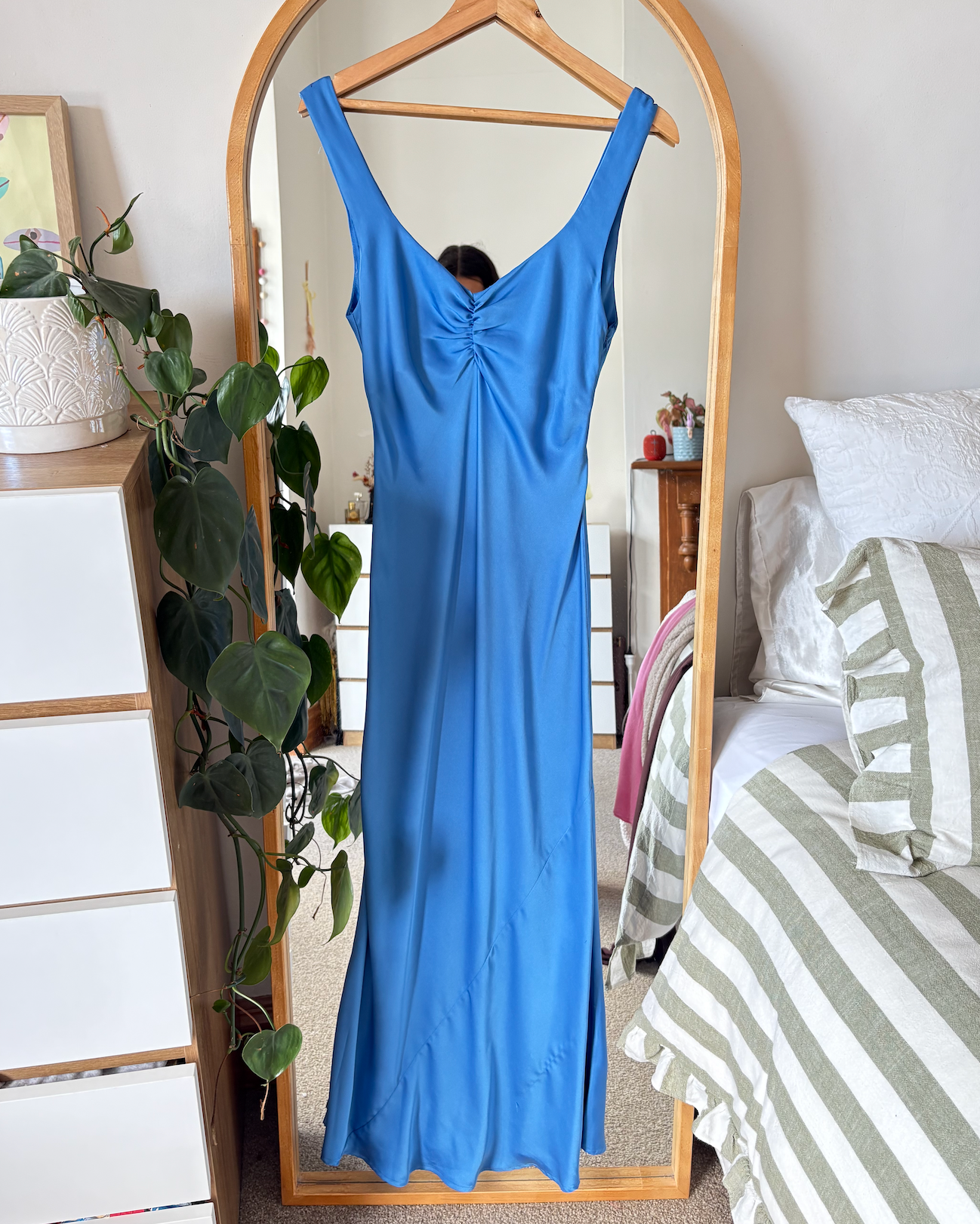 For Sale: Aquarius Satin Slip - Blue